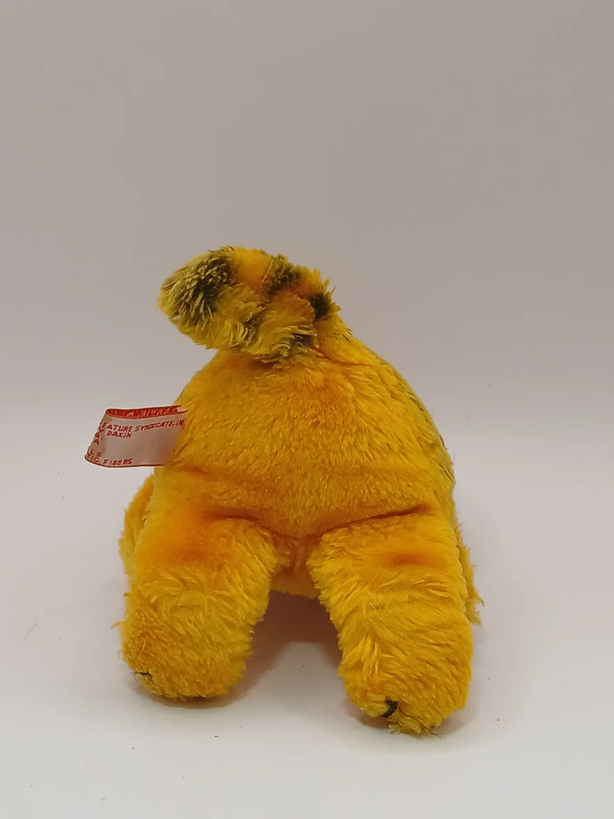 Garfield Plush Toy Heart Chest Korea 1980s Licensed