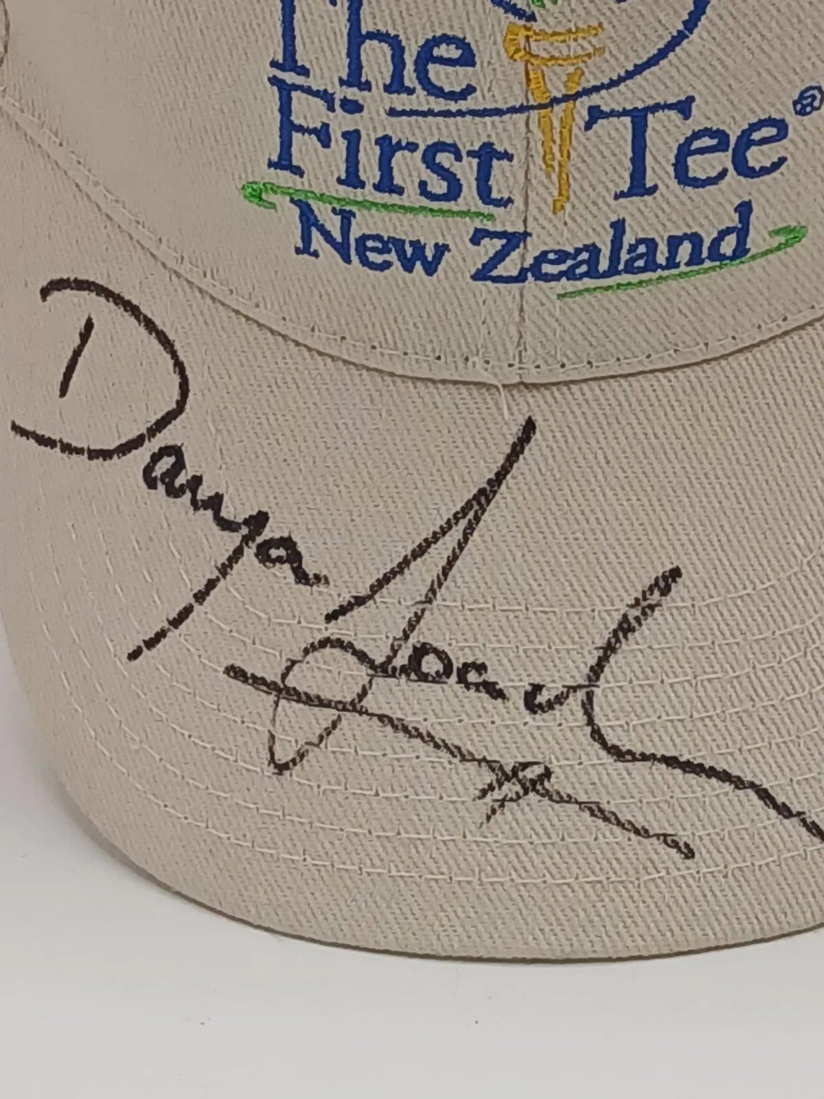 Danyon Loader Signed The First Tee New Zealand Golf Cap – Provenance Collection