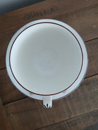 Crown Staffordshire Fine Bone China Teacup & Saucer – Fly Fishing Pattern