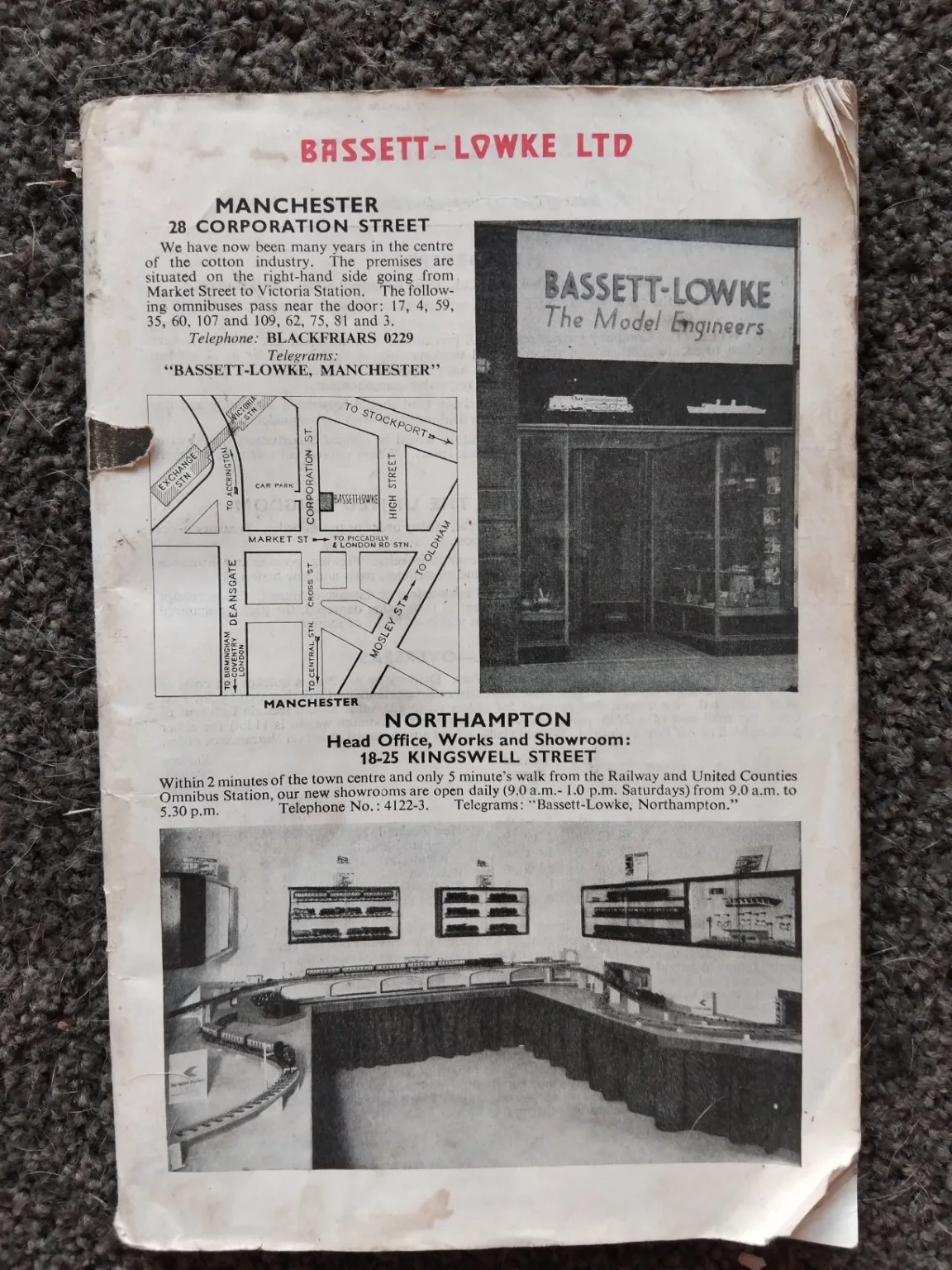 Model Railway Books & Catalogues Archive (1950s–1960s) – Märklin & Bassett-Lowke