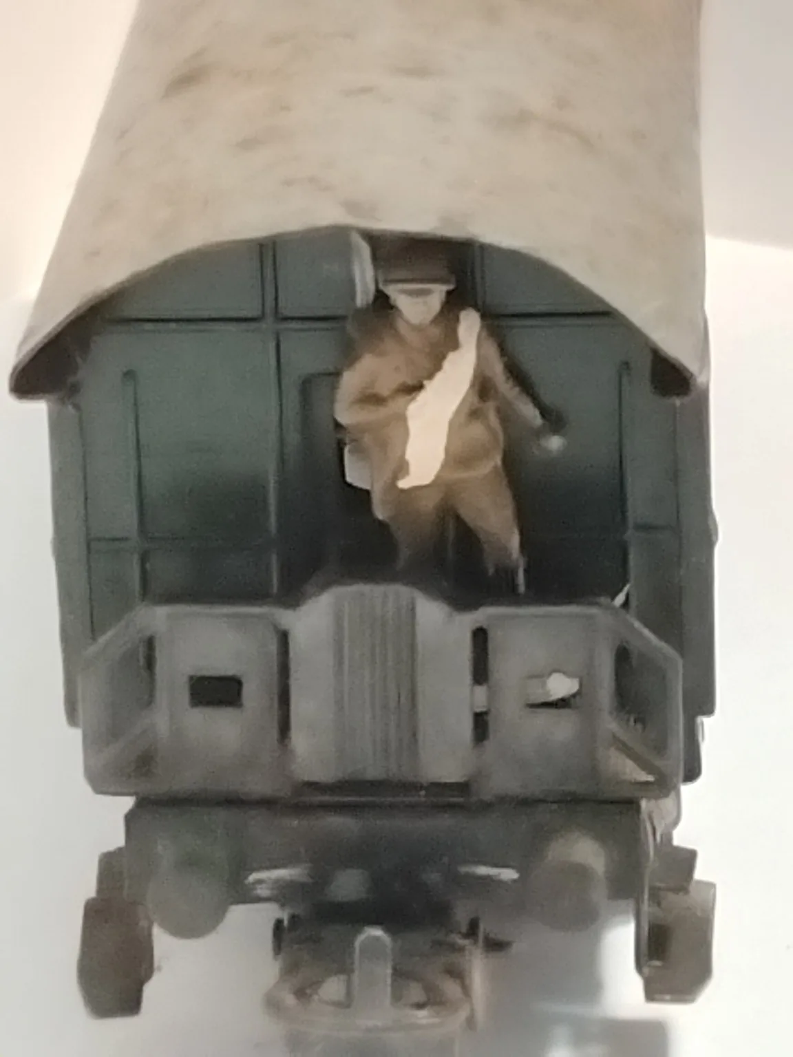 Märklin Germany Covered Wagon 3291, Weathered Roof, 14.5cm